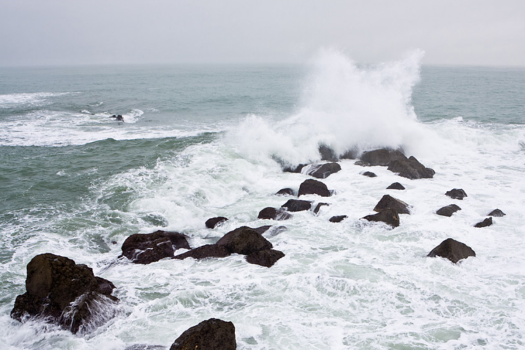 les vagues de Biarritz