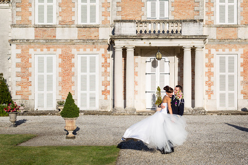 photo de mariage château vignoble bordelais
