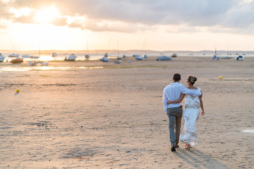 Photographe mariage Plage Andernos les Bains