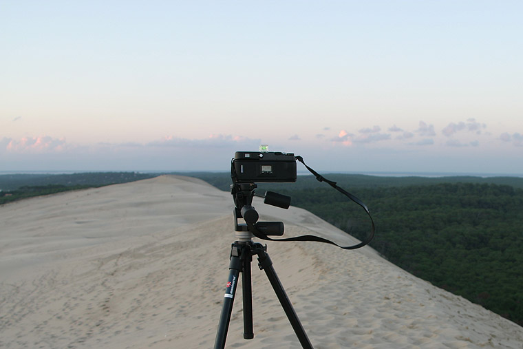 Le Xpan en haut de la dune