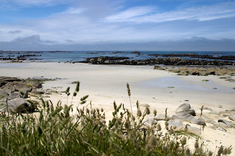 Plage de sable blanc