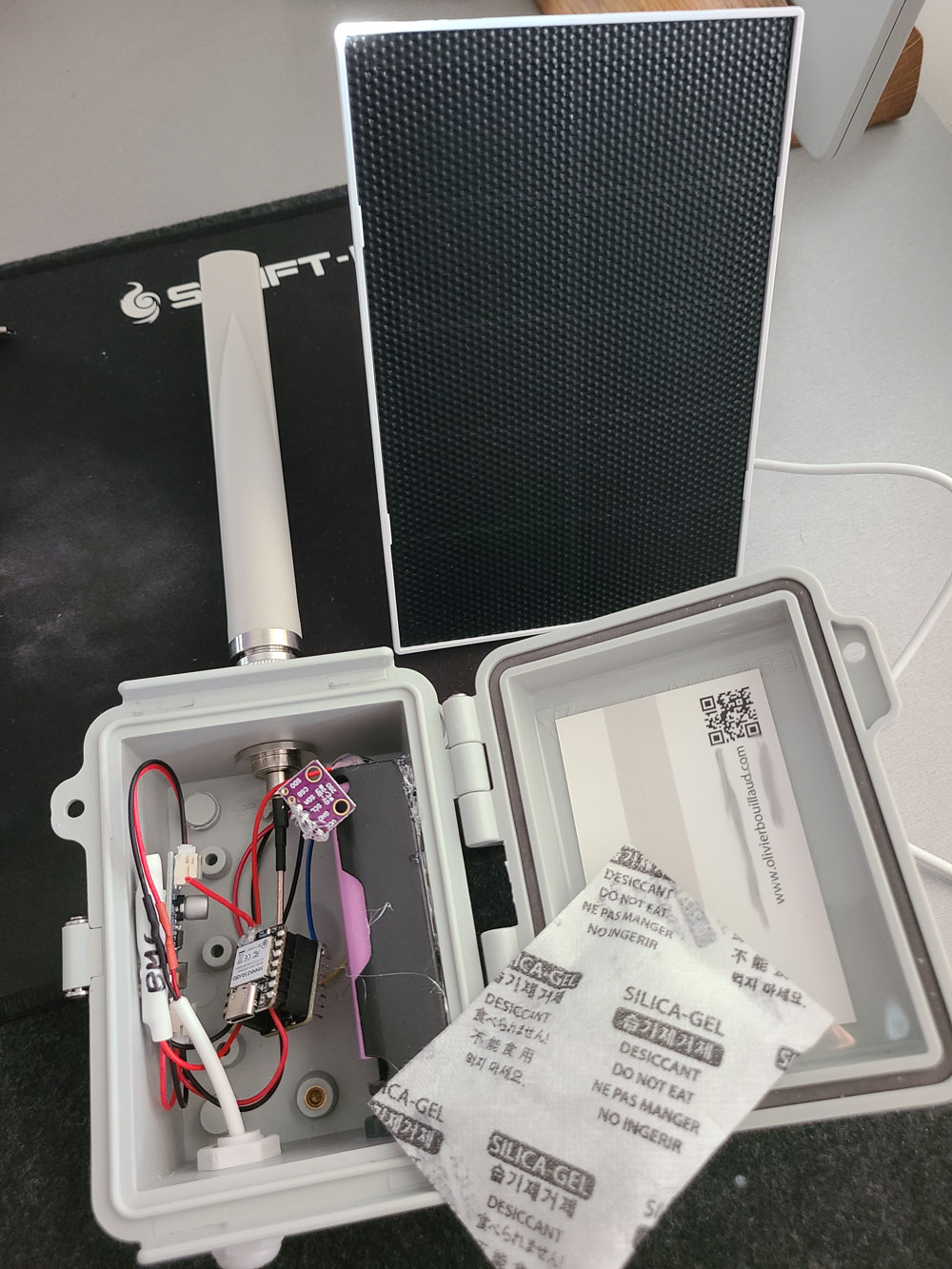 node solaire avec BMS et sonde de température